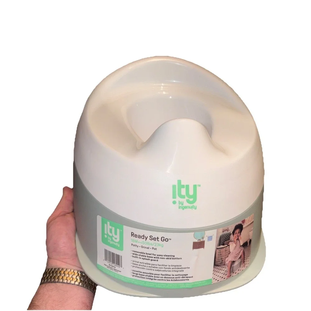 Ingenuity Ready Set Go Potty Training Toilet, 1 Pack,